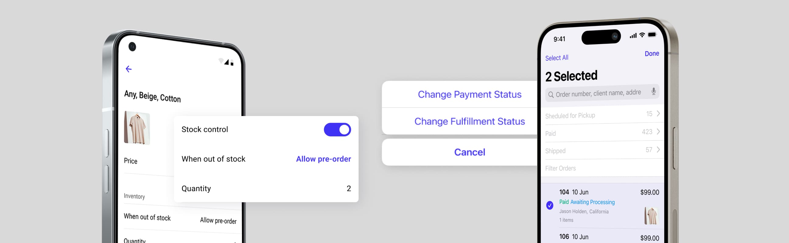 Ecwid for iPhone and Android. Manage Online Store on Mobile