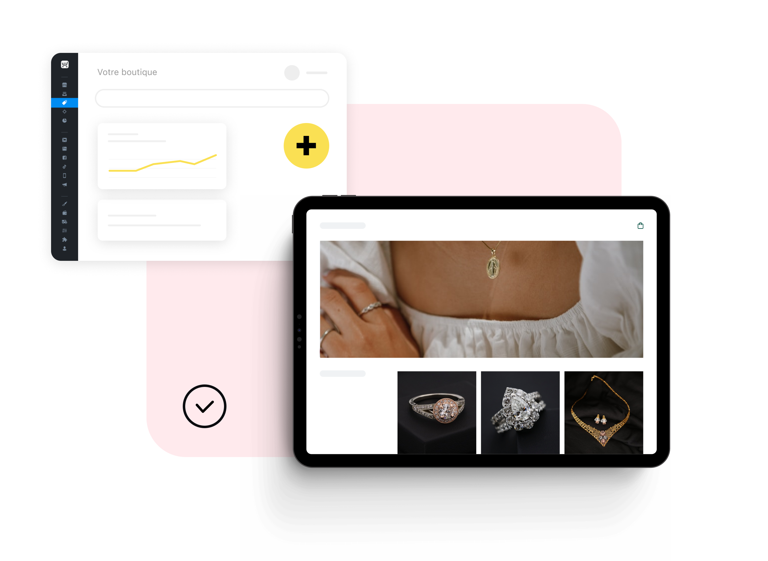 Connect your own website
