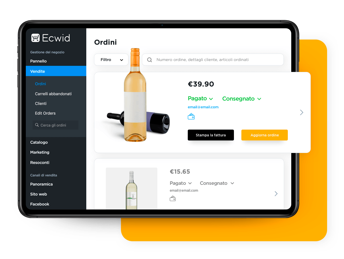 IT: Sell wine online